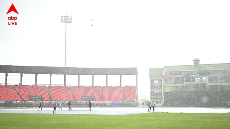 T20 World Cup 2024 India vs England second semifinal toss delayed due to rain and wet outfield
