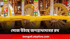 Ratha Yatra 2024: সেজে উঠছে জগন্নাথদেব-বলরাম-সুভদ্রার রথ, রথযাত্রার আগে কেমন সেই ছবি?