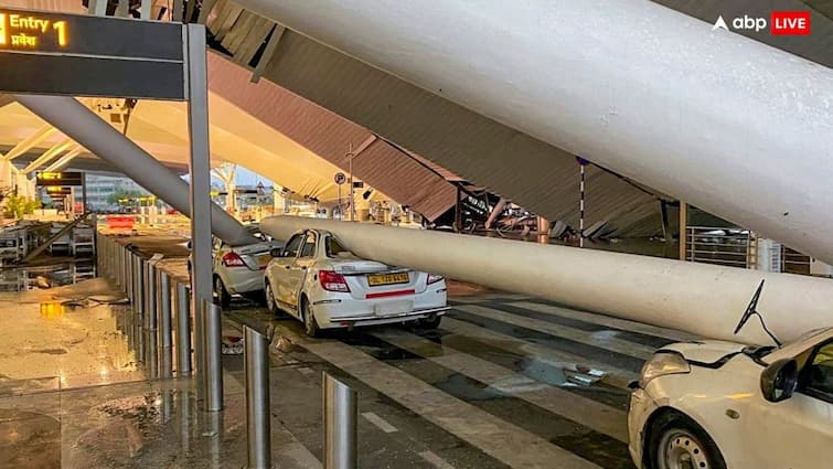 Delhi IGI Airport after Terminal Collapse Now passengers got worried and said airlines did not give any information ann 'IGI एयरपोर्ट हादसे ने थामी फ्लाइट्स की रफ्तार...,' कोई कई घंटे से बैठा; अब बेहाल यात्रियों ने सुनाया अपना दर्द
