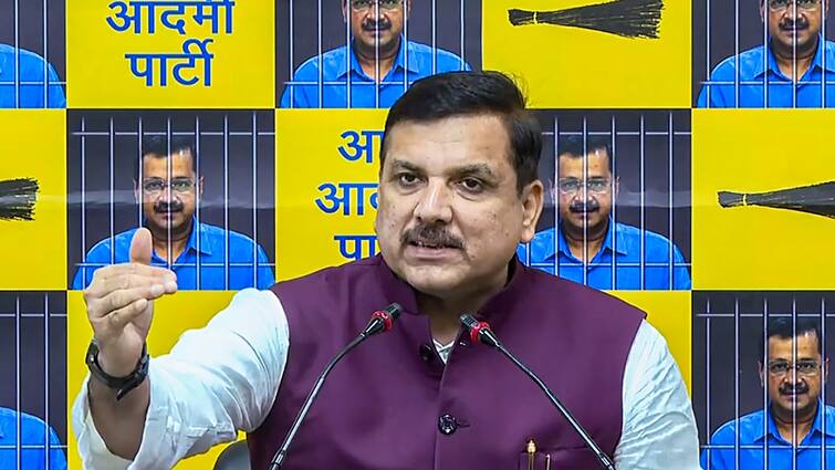 Delhi Rains: AAP Leader Sanjay Singh Attacks BJP Over IGI airport roof collapses IGI एयरपोर्ट की छत का हिस्सा गिरने पर भड़के संजय सिंह, कहा- 'कभी राम मंदिर तो कभी...'