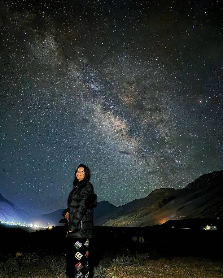 The actor took to Instagram and shared a series of photos from the valley with the caption, 