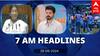 7 AM Headlines: விஜய் நடத்தும் பாராட்டு விழா.. ஃபைனலுக்குள் நுழைந்த இந்திய அணி.. இன்றைய ஹெட்லைன்ஸ்!
