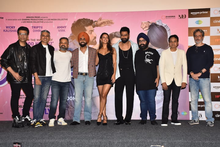 The actors along with the film's crew were present at the trailer launch event in Mumbai on Friday.