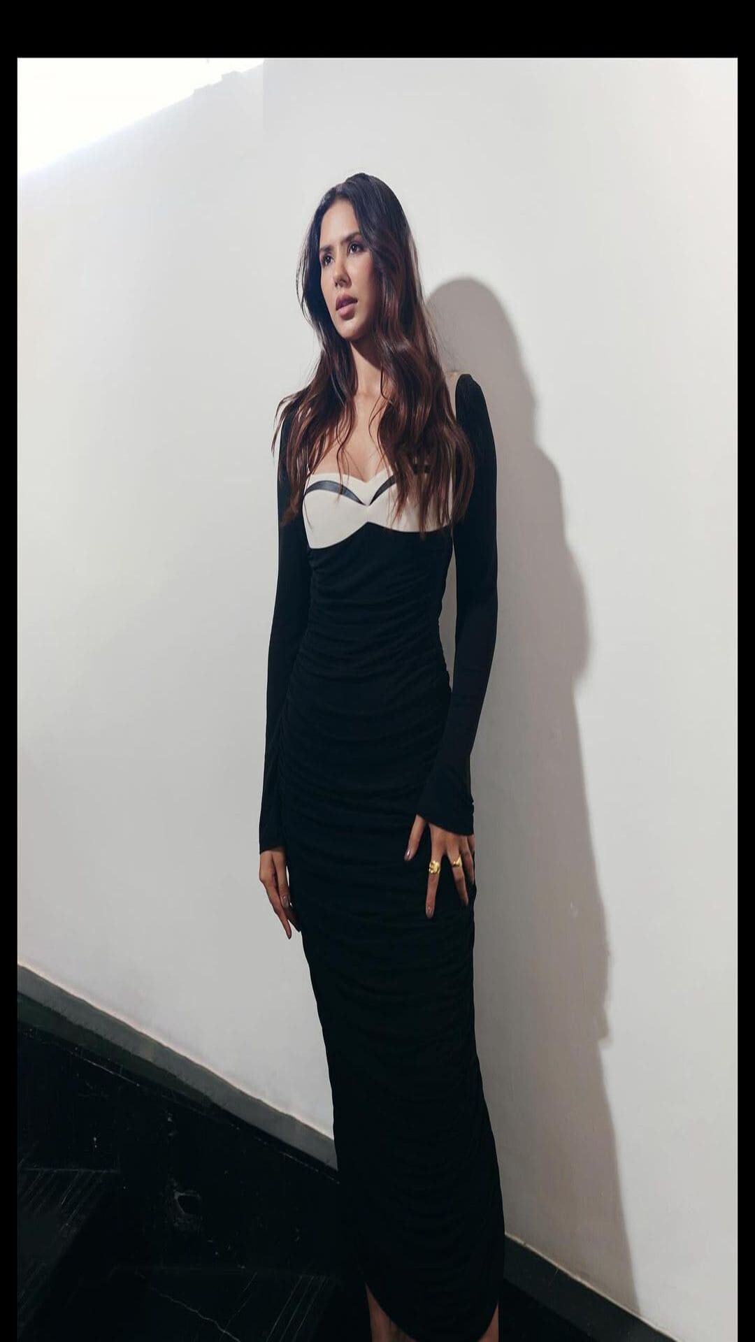 Sonam Bajwa Raises The Heat In Monochrome Outfit; Check Out Pics