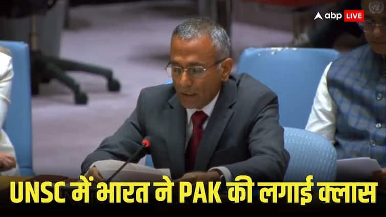 India slams Pakistan in UNSC Pakistan was shouting Kashmir as soon as it became a temporary member UNSC में भारत ने पाकिस्तान की दुनियाभर के सामने लगा दी क्लास, अस्थायी सदस्य बनते ही कश्मीर-कश्मीर चिल्ला रहा था पाक