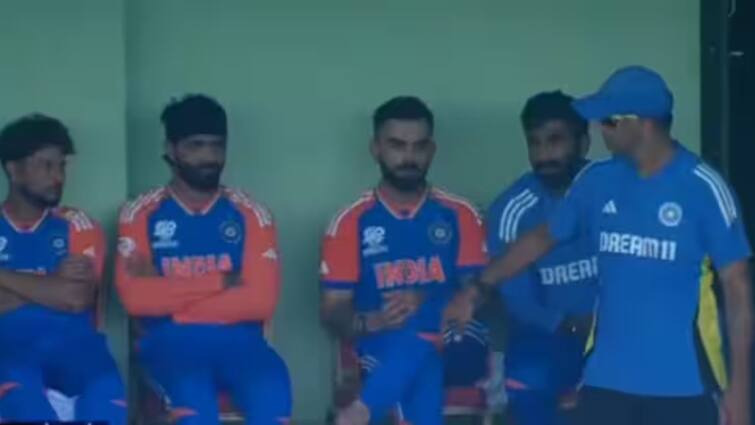 Caught On Cam Rahul Dravid Consoles Heartbroken Virat Kohli In Dressing Room Virat Kohli: கலங்காதே ராசா..! உடைந்துபோன கோலி, தேற்றிவிட்ட ராகுல் டிராவிட் - வைரல் வீடியோ