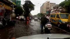 Ahmedabad Rains: અમદાવાદના પોશ વિસ્તારમાં સામાન્ય વરસાદમાં જ ભરાયા પાણી, પીક અવર્સમાં વાહનો પડ્યા બંધ, જુઓ તસવીરો