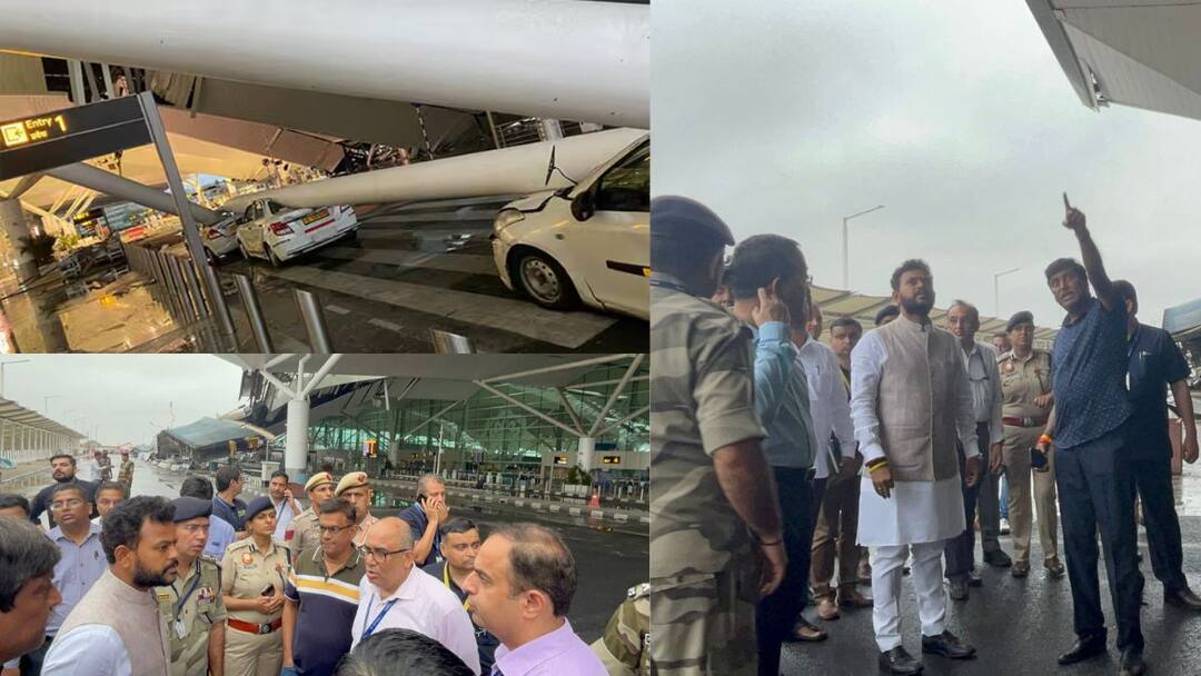 Delhi Airport Roof Collapse: பிரதமர் மோடி திறந்து வைத்த டெல்லி விமான நிலைய முனையம் - மூன்றே மாதங்களில் சரிந்து விழுந்ததில் ஒருவர் உயிரிழப்பு