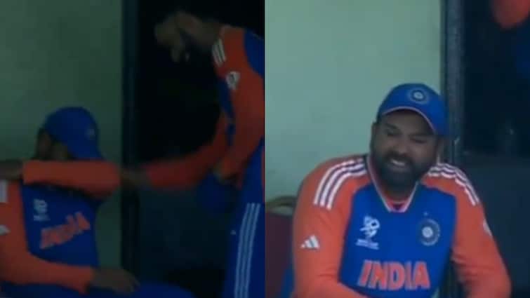 Team India reached in T20 World Cup 2024 Final Rohit sharma crying IND vs ENG Watch: टीम इंडिया के फाइनल में पहुंचने के बाद रो पड़े रोहित शर्मा? जानें वायरल वीडियो का सच