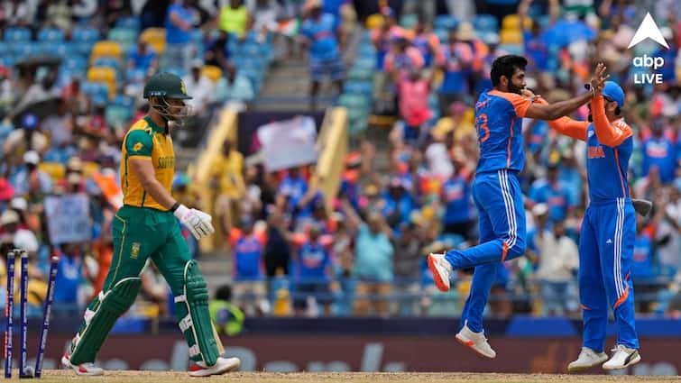 India lifts second T20 World Cup trophy beat South Africa by 7 runs IND vs SA Final: ભારતે બીજી વખત T20 વર્લ્ડ કપનો ખિતાબ જીત્યો, કોહલી-બુમરાહ રહ્યા જીતના હીરો