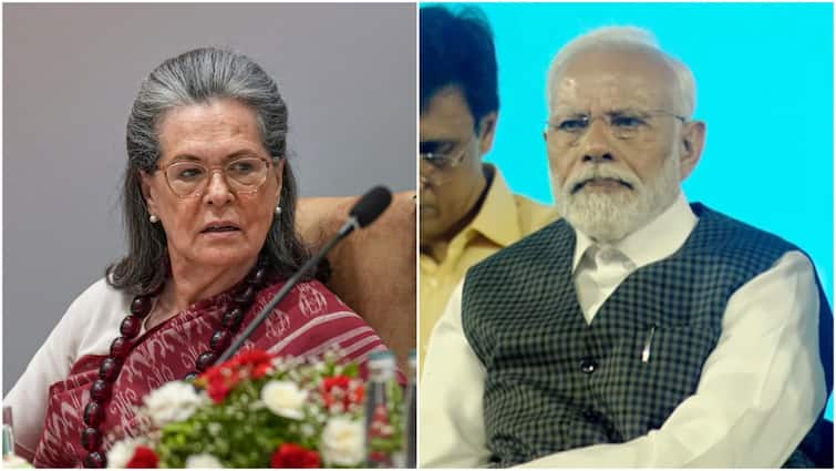 Sonia Gandhi Slams Speaker Om Birla, PM Modi For Raking Up Emergency In Lok Sabha Sonia Gandhi Slams Speaker Om Birla, PM Modi For Raking Up Emergency In Lok Sabha