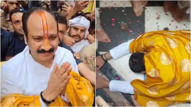 Pandit Pradeep Mishra Tenders Apology At Radha Rani Temple In UP's Barsana  After Backlash Over Remarks