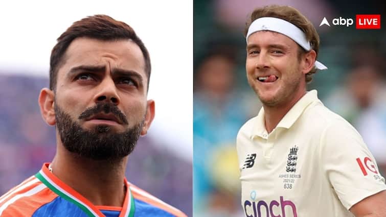 england ex cricketer stuart broad takes a jibe at indian legend virat kohli see what he says इंग्लैंड के इस दिग्गज ने विराट कोहली के खिलाफ उगला जहर, 7 पारियों में नहीं चला बल्ला तो समझ रहे करियर खत्म