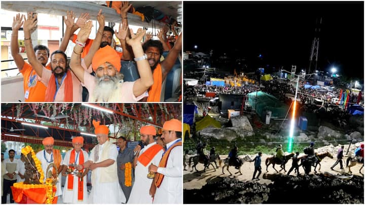 The annual Amarnath Yatra began on Saturday, with the first batch of pilgrims departing from the twin base camps at Baltal and Nunwan to the 3880-metre-high cave shrine in the South Kashmir Himalayas.