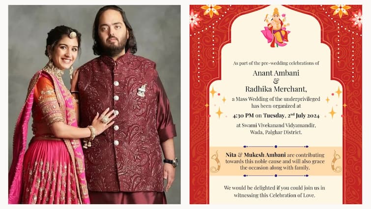 Ambani Family Announces A Mass Wedding For Underprivileged As Part Of Anant-Radhika Wedding Ambani Family Announces A Mass Wedding For Underprivileged As Part Of Anant-Radhika Wedding