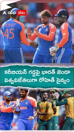 కరీబియన్ గడ్డపై భారత్ జెండా..విశ్వవిజేతగా టీమిండియా