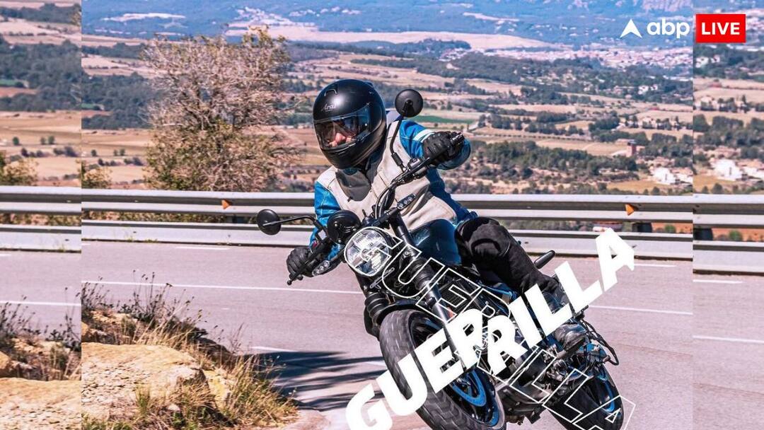 Royal Enfield Guerrilla New roadster bike 450cc engine bike price below Himalayan features design launching soon Royal Enfield Guerrilla: 450 cc इंजन के साथ एंट्री मारने को तैयार नई रॉयल एनफील्ड गुरिल्ला, कीमत होगी हिमालयन से भी कम