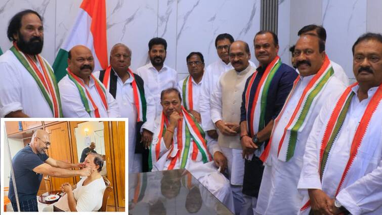 Telangana CM Revanth Reddy and other celebrities have condoled the death of senior Congress leader Dharmapuri Srinivas Dharmapuri Srinivas: శీనన్న ఇక లేరు- ప్రముఖల సంతాపం- ఐ విల్‌ మిస్ యూ డాడి అంటూ ఎంపీ అరవింద్ ఎమోషనల్‌
