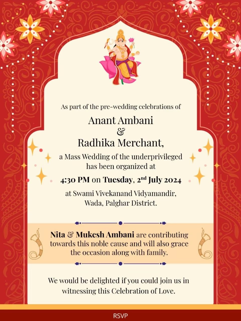 Anant Ambani Radhika Merchant Wedding : अनंत-राधिकाच्या लग्नाआधी पार पडणार आणखी एक दिमाखदार सोहळा; वाचाल तर कौतुक कराल...