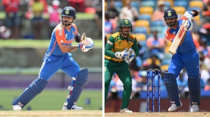 india struggled in start virat kohli played responsible inning of 76 runs in t20 world cup final  IND vs SA Final: 'સંકટમોચક' કિંગ કોહલી, રોહિત, પંત, સૂર્યા ફ્લોપ કોહલીની વિરાટ ઈનિંગ