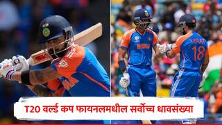 IND vs SA Final : 34 धावा 3 विकेट... मग विराट-अक्षरनं केली कमाल, आफ्रिकासमोर 177 धावांचे आव्हान