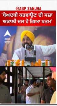 CM Bhagwant Mann | 'ਬੇਅਦਬੀ ਕਰਵਾਉਣ ਦੀ ਸਜ਼ਾ - ਅਕਾਲੀ ਦਲ ਹੋ ਗਿਆ ਖ਼ਤਮ'
