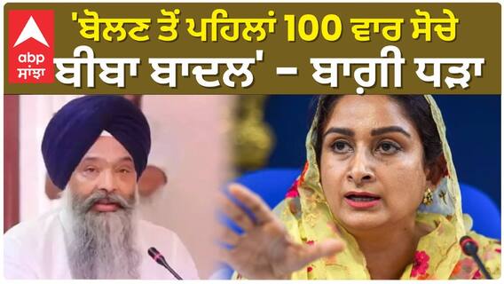 SAD | 'ਬੋਲਣ ਤੋਂ ਪਹਿਲਾਂ 100 ਵਾਰ ਸੋਚੇ ਬੀਬਾ ਬਾਦਲ' - ਬਾਗ਼ੀ ਧੜਾ | Prem singh Chandumajra | Harsimrat Badal