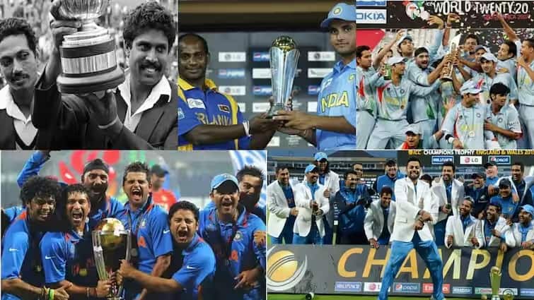 list of icc trophies won by india since 1983 to 2024 history ind vs sa t20 world cup 2024 India ICC Trophies : 1983 ते 2024... भारताने कधी अन् केव्हा आयसीसी स्पर्धा जिंकली?