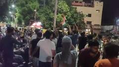 विश्व कप में भारत की जीत के बाद जब काशी के सड़कों पर देर रात मनी दिवाली, देखिए तस्वीरें