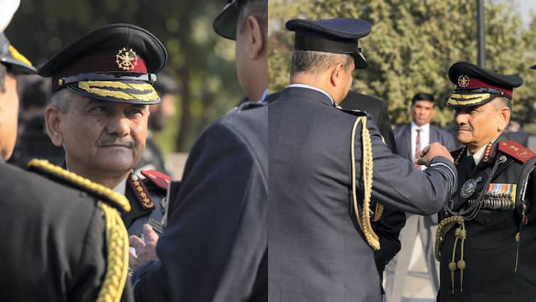 Army Chief Manoj Pande Retired after 26 Month tenure General Upendra Dwivedi Took Charge Indian Army Gen Manoj Pande: 26 महीनों के कार्यकाल के बाद रिटायर हुए सेना प्रमुख मनोज पांडे, जनरल उपेंद्र द्विवेदी ने संभाली आर्मी की कमान