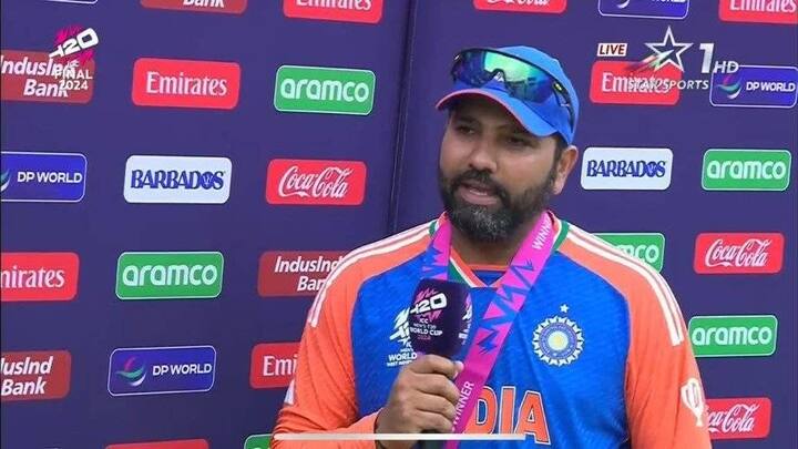 रोहित शर्माच्या नेतृत्त्वात भारतानं जागतिक  कसोटी अजिंक्यपद स्पर्धा, वनडे वर्ल्ड कपच्या अंतिम फेरीत धडक दिली होती. मात्र, भारताला विजेतेपद मिळालं नव्हतं. अखेर रोहितच्या टीम इंडियानं अपयश पुसून टाकलं आहे. भारतानं 7 धावांनी मॅच जिंकली.