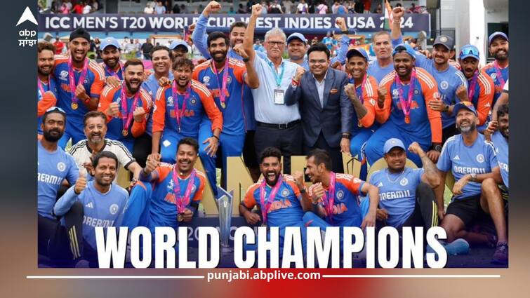 indian cricket team prize money inr 125 crores for win t20 world cup bcci jay shah 2024 sports news T20 World Cup: ਟੀ-20 ਵਿਸ਼ਵ ਕੱਪ ਚੈਂਪੀਅਨ ਬਣਨ ਤੋਂ ਬਾਅਦ ਟੀਮ ਇੰਡੀਆ 'ਤੇ ਪੈਸਿਆਂ ਦੀ ਬਰਸਾਤ, BCCI ਸਕੱਤਰ ਜੈ ਸ਼ਾਹ ਨੇ 125 ਕਰੋੜ ਦੇਣ ਦਾ ਕੀਤਾ ਐਲਾਨ