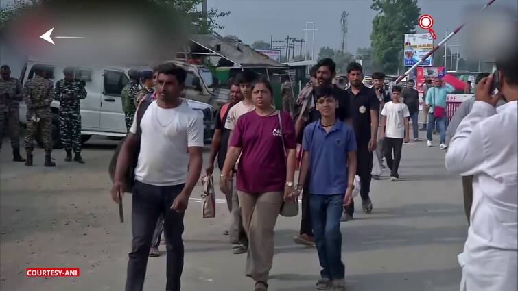 Devotees depart for holy Amarnath Shrine amid tight security from Pantha Chowk base camp