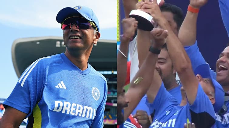 rahul dravid ends his journey with team india as head coach after india becomes t20 world cup 2024 champion विराट के संन्यास के बाद, राहुल द्रविड़ देंगे टीम इंडिया को डबल झटका; भारत के विश्व विजेता बनने के बाद हुए रिटायर