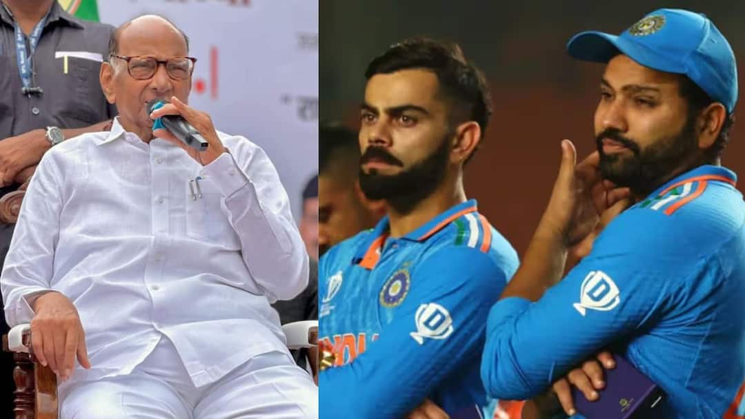 Sharad Pawar: टीम इंडियाच्या विजयाची तुलना सर्जिकल स्ट्राईकशी, द्रविड गुरुजींचं कौतुक, शरद पवार वर्ल्डकप जिंकल्यानंतर काय म्हणाले? Sharad pawar on T 20 world cup Ind Vs SA final praises Rahul Dravid backs Virat Kohli Rohit Sharma retirement decision Sharad Pawar: टीम इंडियाच्या विजयाची तुलना सर्जिकल स्ट्राईकशी, द्रविड गुरुजींचं कौतुक, शरद पवार वर्ल्डकप जिंकल्यानंतर काय म्हणाले?