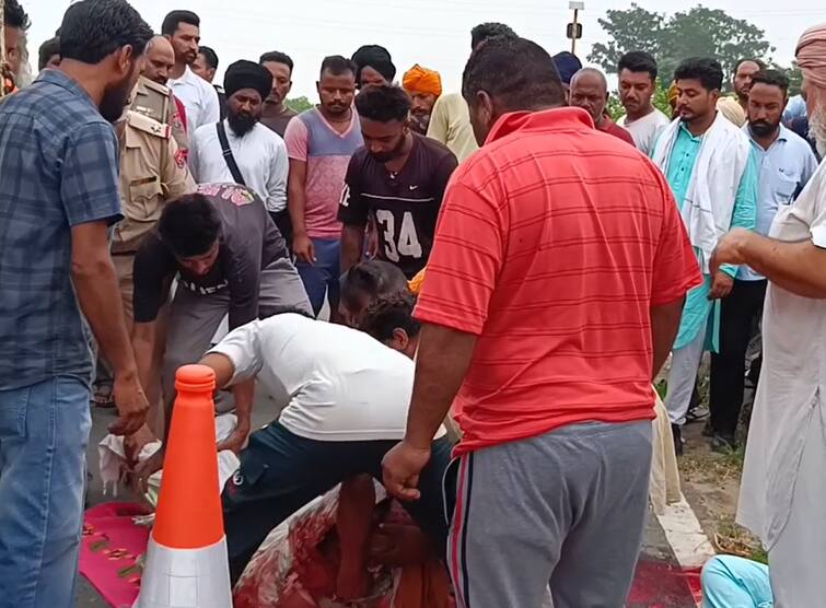 Accident in samrala 2 died one injured Accident News: ਤੇਜ਼ ਰਫ਼ਤਾਰ ਰੇਸਰ ਬਾਇਕਰ ਨੇ ਐਕਟਿਵਾ ਨੂੰ ਮਾਰੀ ਜ਼ੋਰਦਾਰ ਟੱਕਰ, 2 ਜਣਿਆਂ ਦੀ ਮੌਤ, ਇੱਕ ਜ਼ਖ਼ਮੀ