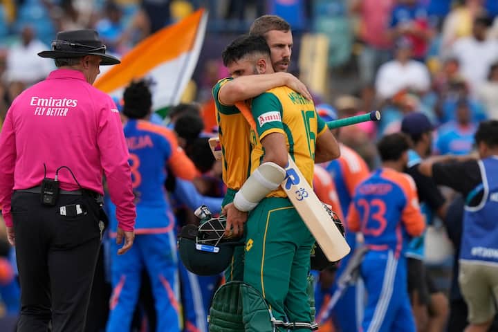 टीम इंडिया से करीबी हार के बाद मैच के बाद दक्षिण अफ्रीकी टीम की तस्वीर