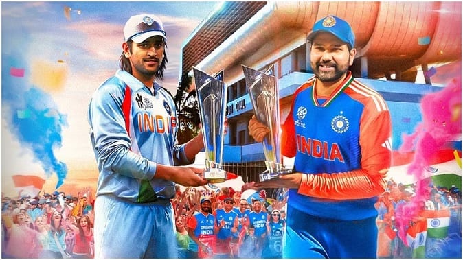 Cricket T20 WC 2024 News Story t20 world cup birthday gift dhoni congratulates team india yuvraj sachin ganguly social media reactions T20 WC: 'જન્મદિવસની ગિફ્ટ', ધોનીએ આ રીતે ટીમ ઇન્ડિયાને આપી શુભેચ્છા, યુવરાજ-સચિન-ગાંગુલીની આવી રહી પ્રતિક્રિયા