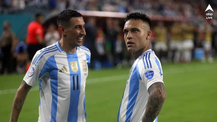 Lautaro Martinez scores twice to held Argentina keep 100 percent record in Copa America 2024 beat Peru Copa America 2024: মেসির অনুপস্থিতিতে মার্তিনেজের জোড়া গোল, পেরুকে হেলায় হারাল আর্জেন্তিনা, কোপার শেষ আটে কানাডাও