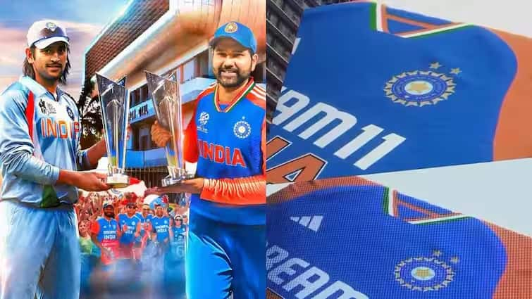 Team India Champion 2024 History created india champion updates 2nd star on jersey t20 world cup 2024 final win ind vs sa Team India Champion: ભારતીય ટીમની જર્સી પર લાગ્યો બીજો સ્ટાર, જાણો કેમ અને ક્યારે કરે છે આને અપડેટ