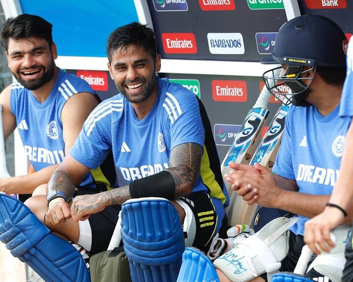 सूर्यकुमारच्या पत्नीने या फोटोसोबत छानसे कॅप्शन दिले आहे. आता आम्हाला शांतपणे झोप लागणार आहे, असं देविशाने म्हटलंय.