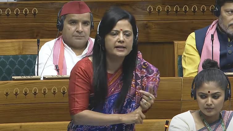 TMC MP Mahua Moitra Modi govt Lok Sabha Motion of thanks president address BJP parliament session 2024 TMC MP Mahua Moitra Breathes Fire In LS, Says BJP 'Paid Very Heavy Price For Throttling' Her Voice