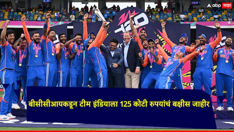 BCCI announces Rs 125 crore prize for Team India; Jay Shah made a big announcement T20 World Cup 2024: बीसीसीआयकडून टीम इंडियाला 125 कोटी रुपयांचं बक्षीस जाहीर; जय शाह यांनी केली मोठी घोषणा