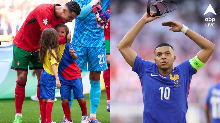 Euro Copa 2024 Cristiano Ronaldo Kylian Mbappe to play last 16 matches tonight as France facing Belgium Portugal vs Slovenia Euro Copa 2024: ইউরো কাপে আজ রোনাল্ডো-এমবাপেদের ভাগ্যপরীক্ষা, কখন-কোথায় দেখবেন ম্যাচ?