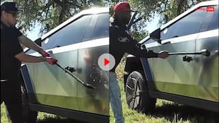 चट्टान से भी मजबूत है ये कार, 50 किलो का हथौड़ा भी हुआ फेल! Elon Musk ने शेयर किया Video