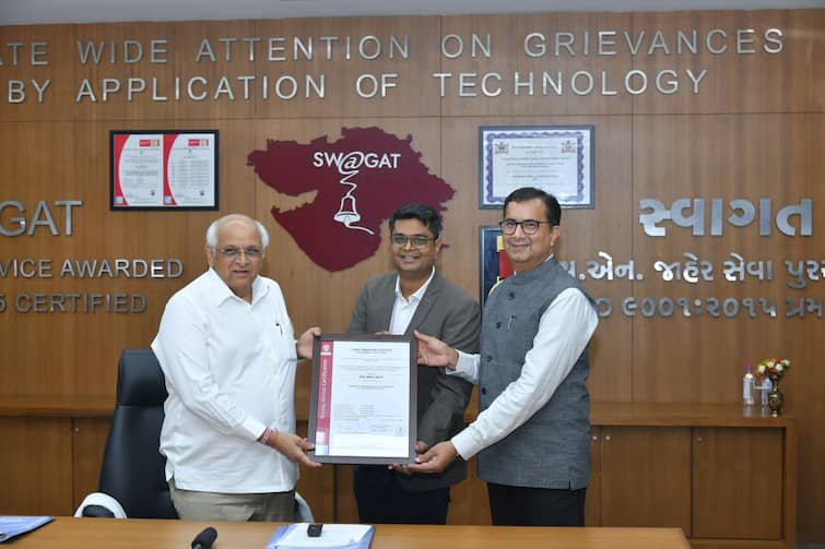 Gujarat chief ministers office iso 9001 2015 certification મુખ્યમંત્રી કાર્યાલયને ISO ૯૦૦૧:૨૦૧૫ સર્ટિફિકેશન મળ્યું, 2009થી સતત આ સર્ટિફિકેટ મેળવનાર દેશનું એકમાત્ર રાજ્ય