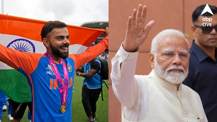 T20 World Cup 2024 Virat Kohli extends gratitude to PM Modi after India becomes World Champion beating South Africa Kohli On Modi: দেশকে বিশ্বকাপ জিতিয়ে প্রধানমন্ত্রীর উদ্দেশে কী লিখলেন কোহলি?