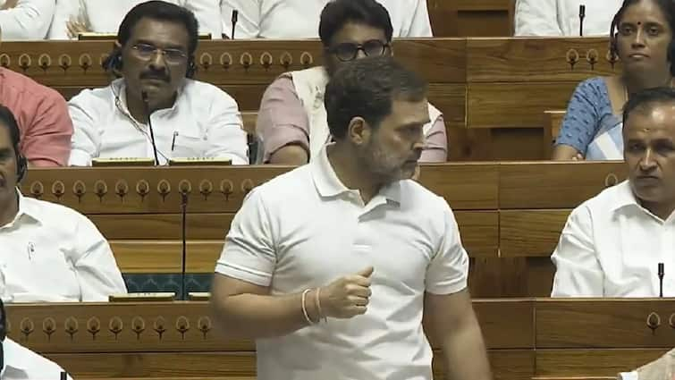 Lok Sabha Rahul Gandhi remark on Hindu PM Modi said calling the entire Hindu community violent is a very serious matter Lok Sabha: લોકસભામાં રાહુલ ગાંધીના ‘હિંદુ’ નિવેદન પર હોબાળો, પીએમ મોદી, અમિત શાહે આપ્યો જવાબ