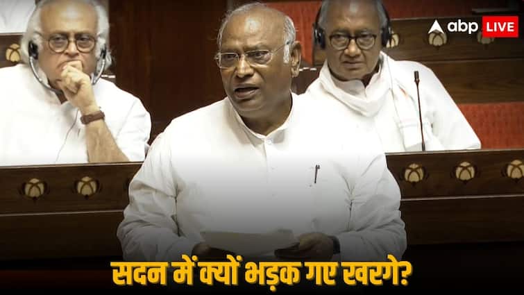 Mallikarjun Kharge: 'तुम मत बोलो, तुम्हारे पिताजी की वजह से तुम्हारी इज्जत करता हूं...', सदन में किस पर गुस्सा हो गए खरगे? Congress President Mallikarjun Kharge Angry Over BJP MP While Giving Speech in Rajya Sabha Over Rail Accident Mallikarjun Kharge: 'तुम मत बोलो, तुम्हारे पिताजी की वजह से तुम्हारी इज्जत करता हूं...', सदन में किस पर गुस्सा हो गए खरगे?