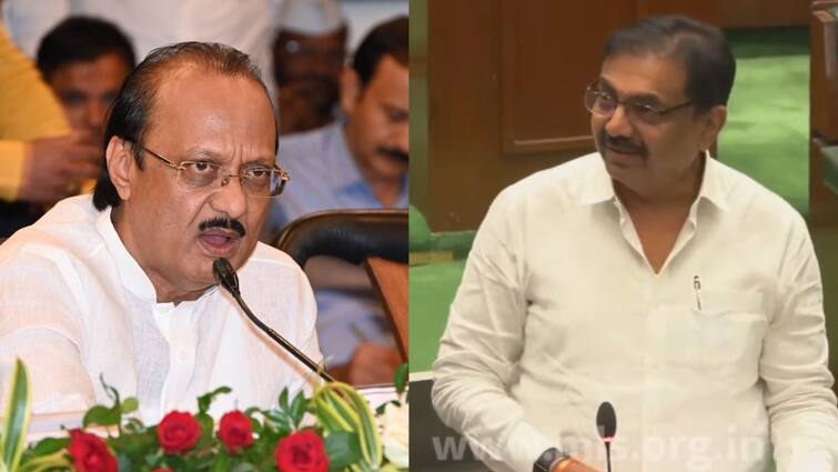 Jayant Patil on Ajit Pawar started his speech with the name of Tukaram Maharaj, it seems to be the result of Lok Sabha Jayant Patil criticizes Marathi News Jayant Patil on Ajit Pawar : अजितदादांच्या मुखात तुकोबा आले, लोकसभेचा परिणाम झालेला दिसतोय, जयंत पाटलांचा टोला